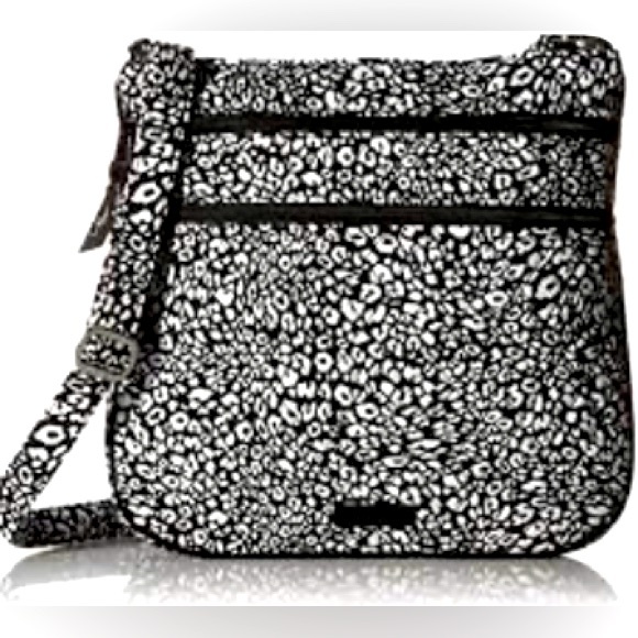 Vera Bradley Handbags - Vera Bradley Retired Camocat Print Hipster Crossbody / Shoulder Handbag